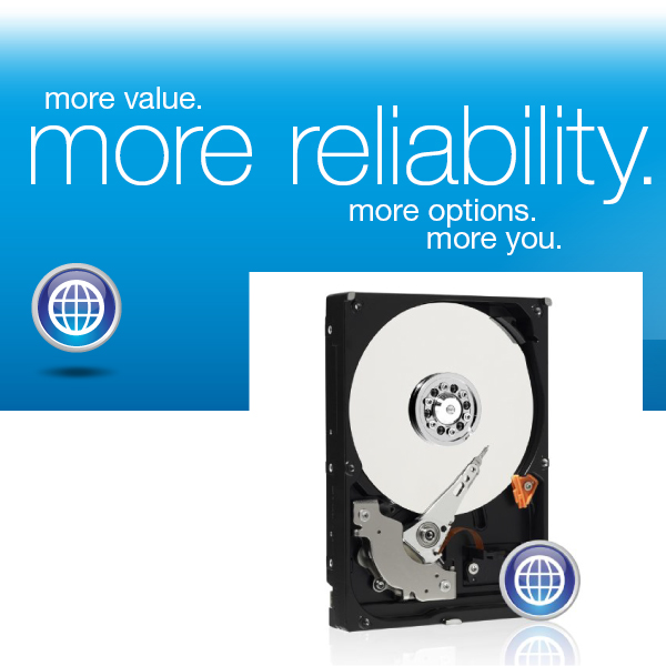 Western Digital Blue 1TB SATA3 HDD 64M Caviar Blue WD10EZEX