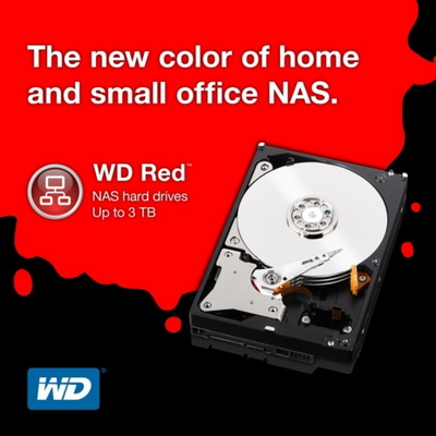Western Digital RED 2TB 5400RPM 3.5in NAS SATA Hard Drive (WD20EFRX)